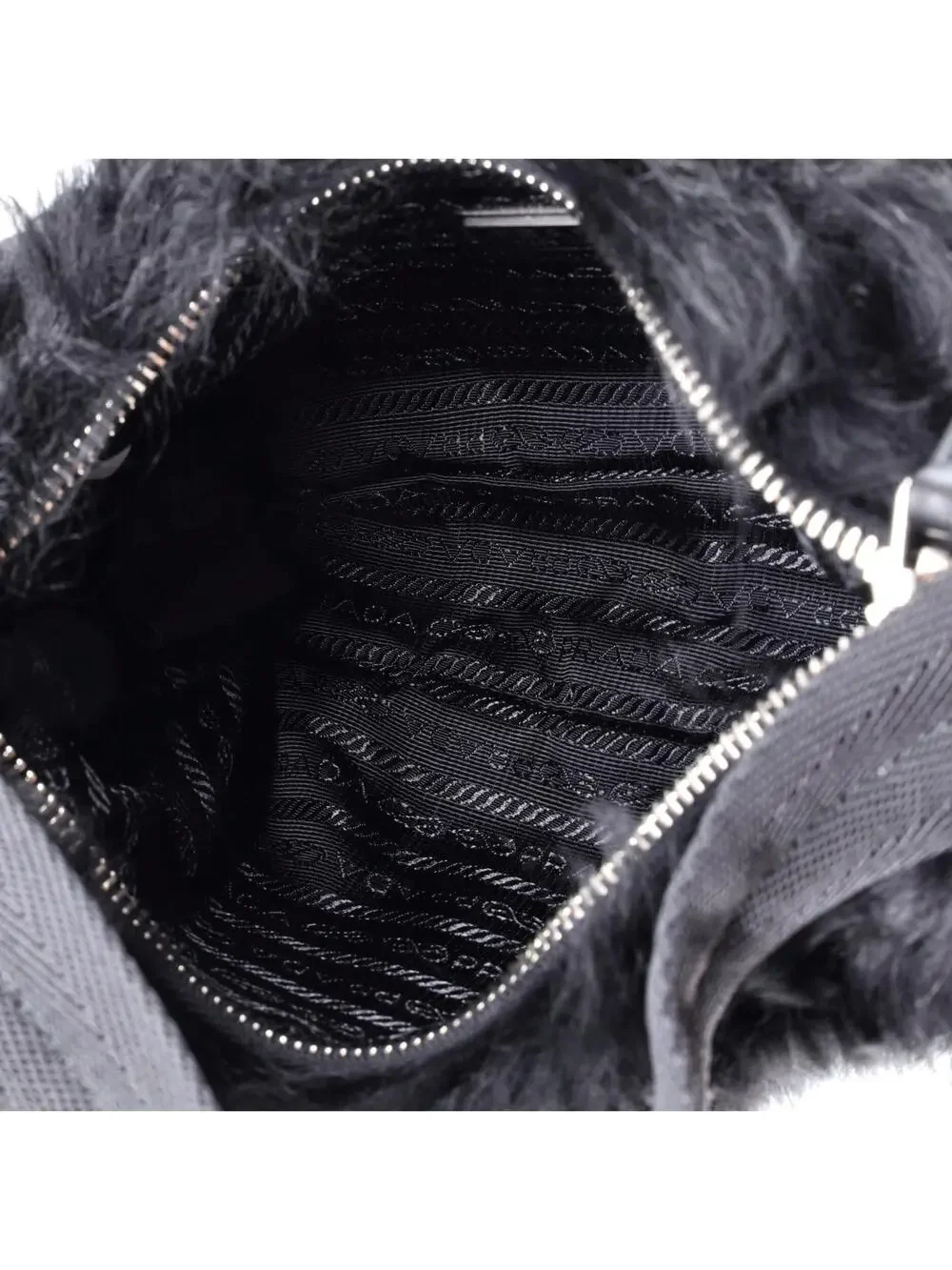 Prada Re-Edition Hobo Shearling Mini #291780P12B